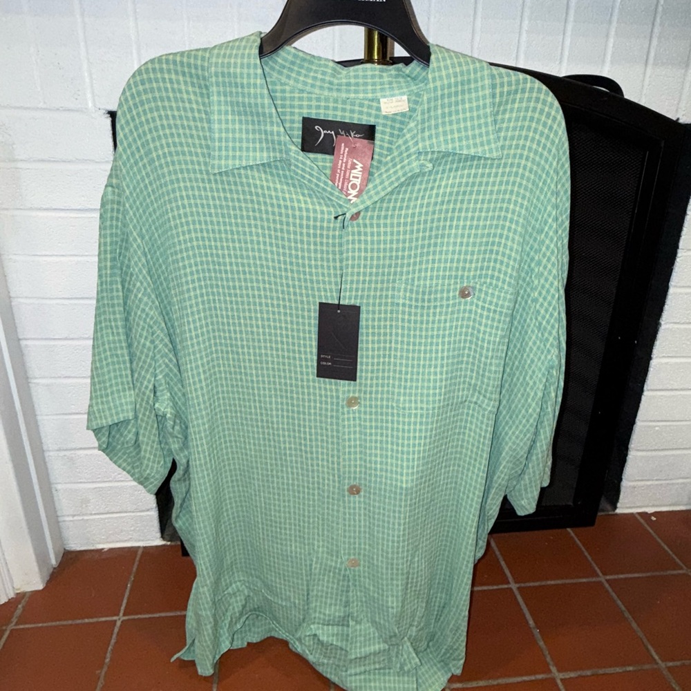 Arrow Men's Green Checkered Casual Shirt